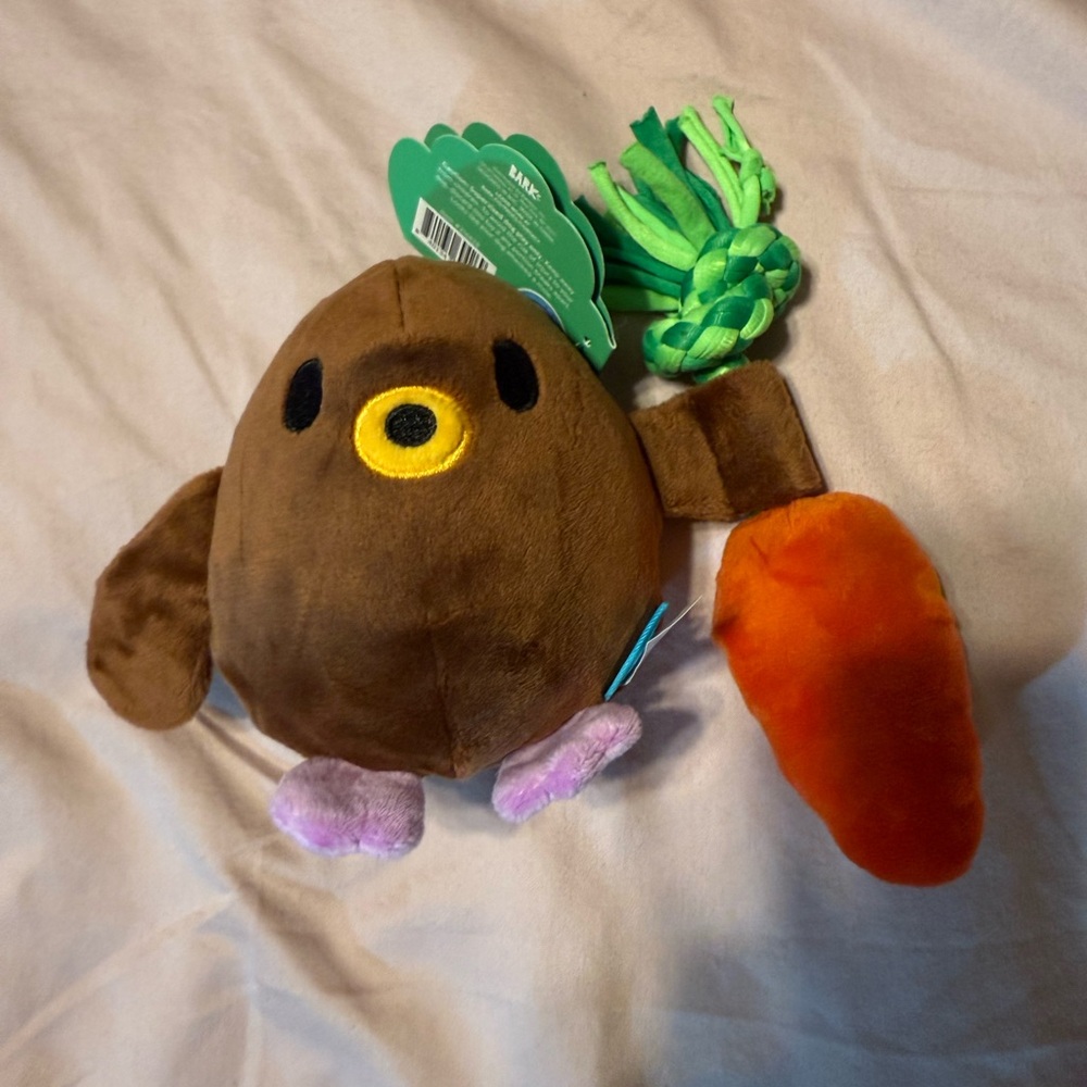 NWT BarkBox Gardener Dog Toy